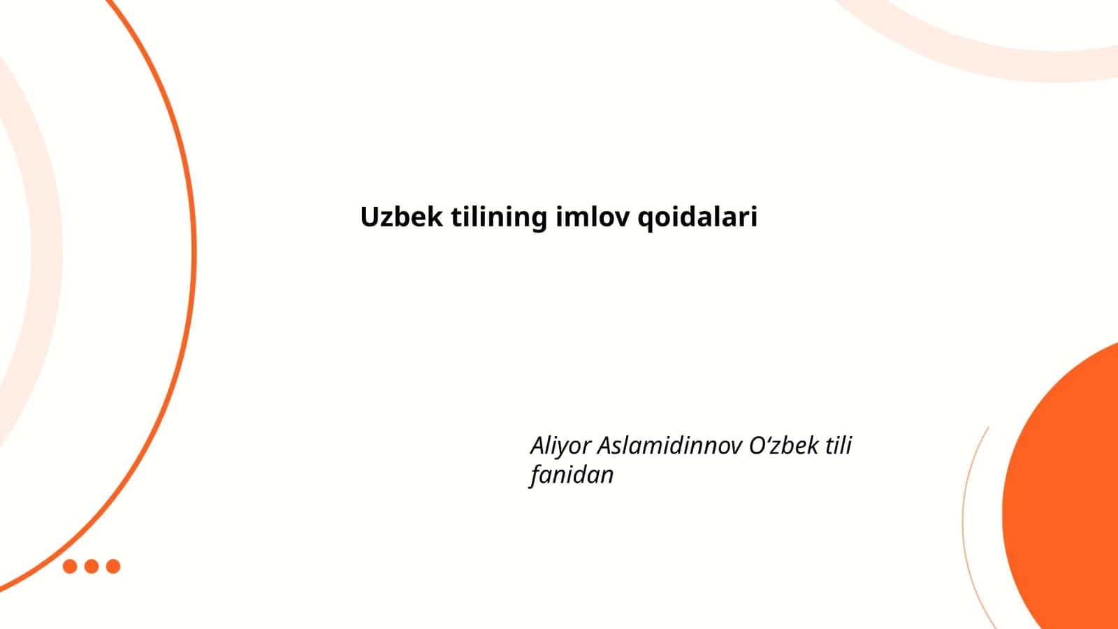 Harflar va tovushlar