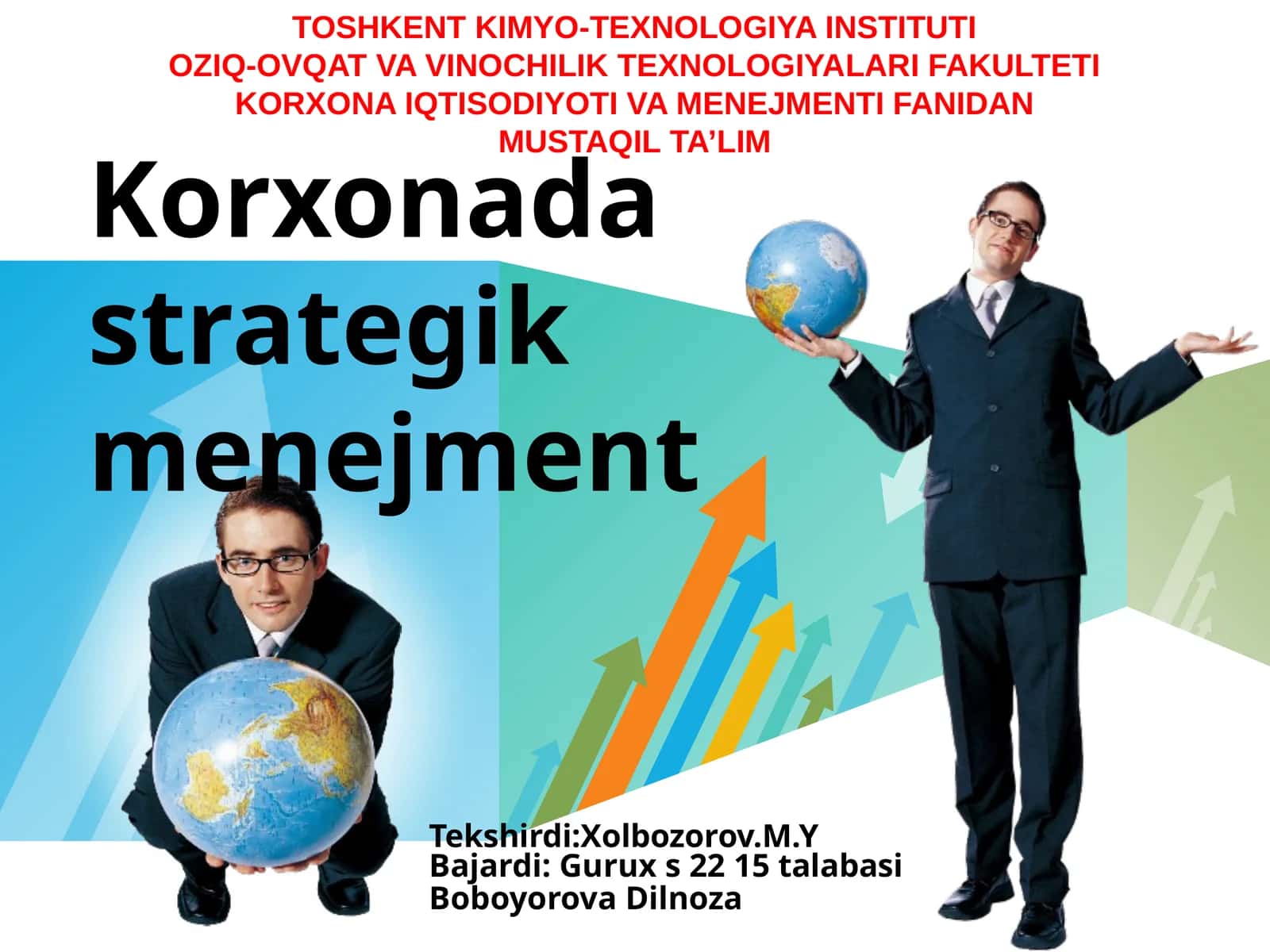 Korxonada strategik menejment