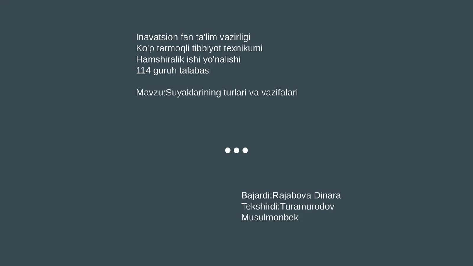 Suyaklarining turlari va vazifalari