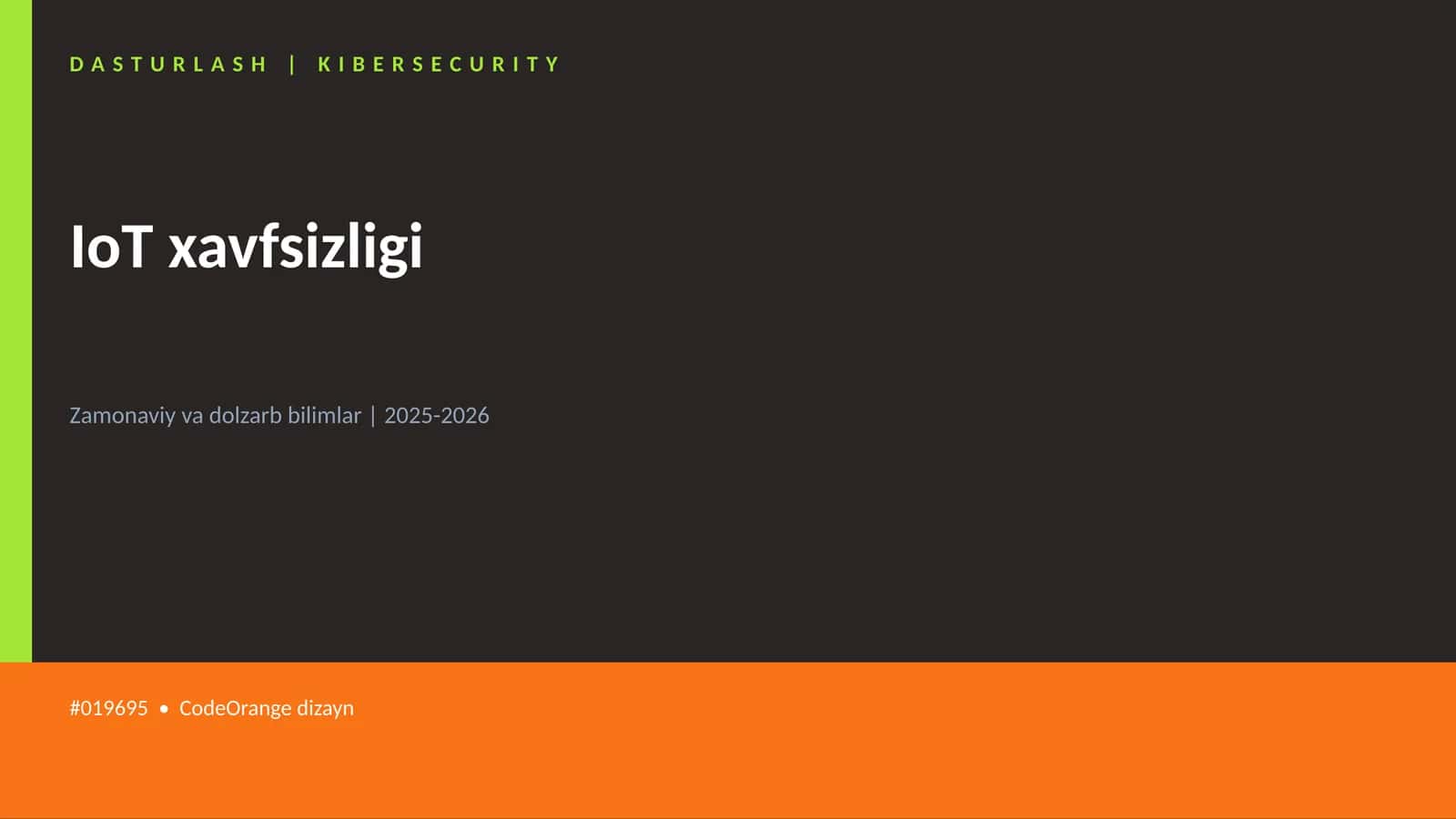 IoT xavfsizligi