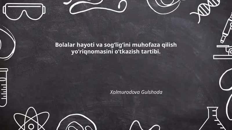 Bolalar hayoti va sogʻligʻini muhofaza qilish yoʻriqnomasi