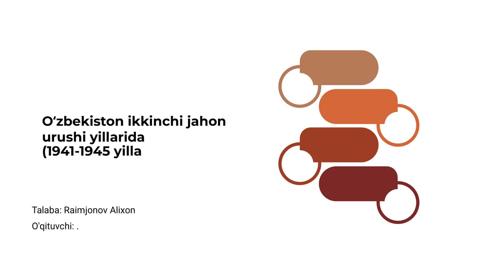 O‘zbekiston ikkinchi jahon urushi yillarida
