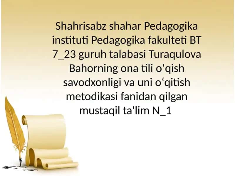 Milliy va adabiy til