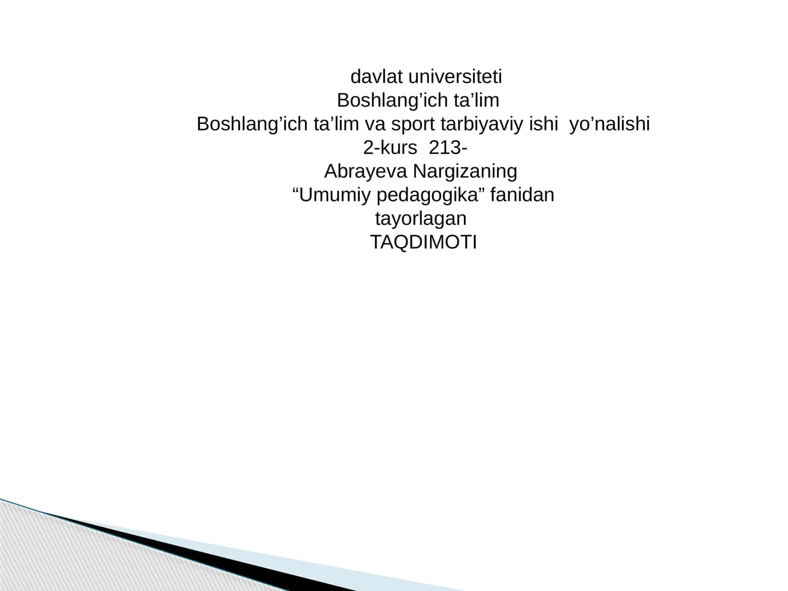 Eng qadimgi davrlarda VII-XIV asrgacha ta'lim tarbiya va pedagogik qarashlar fikrlar