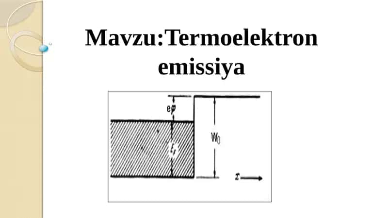 Termoelektronemissiya