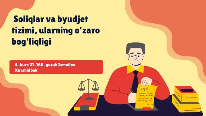Soliqlar va byudjet tizimi