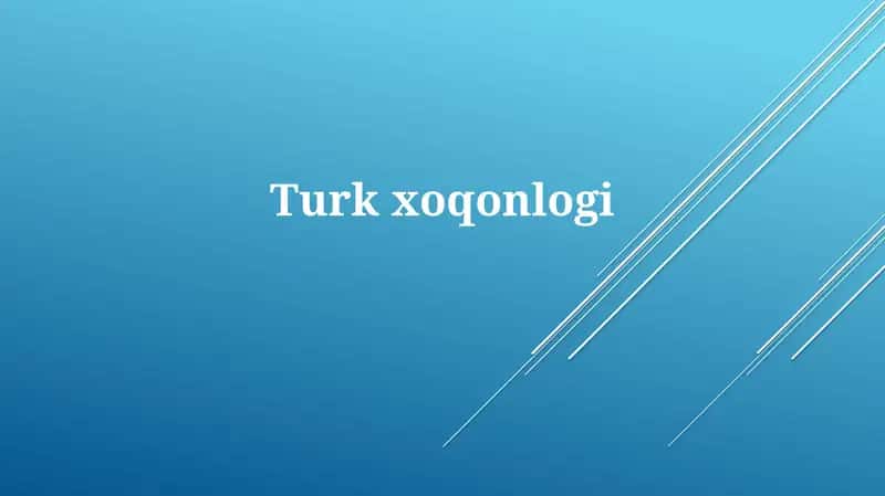 Turkxoqonlogi