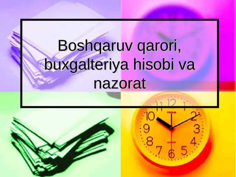 Boshqaruv qarori