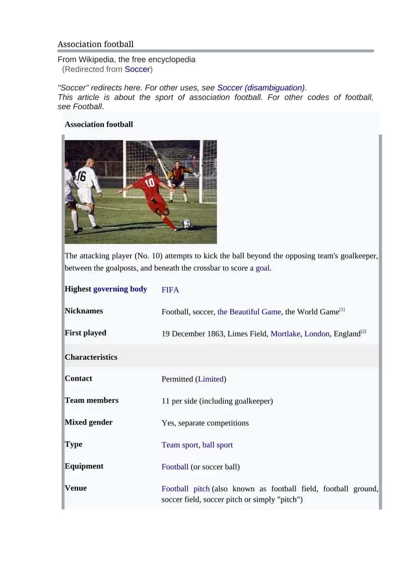 Association football