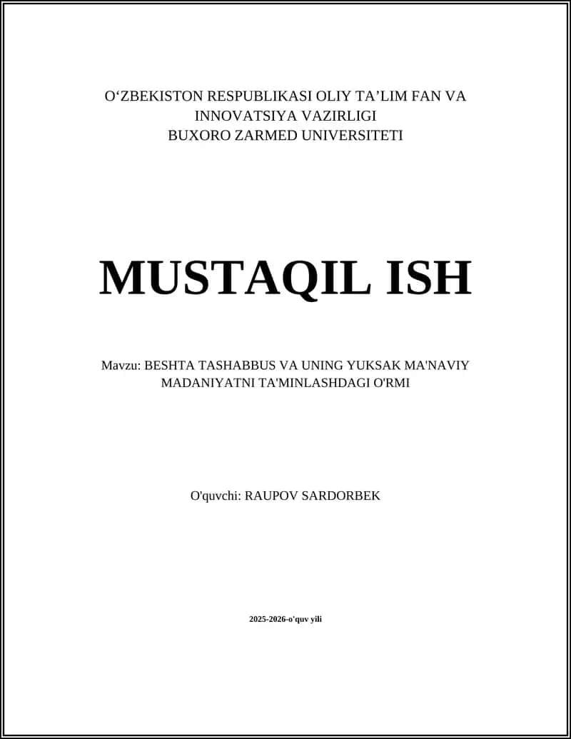 Beshta Tashabbus