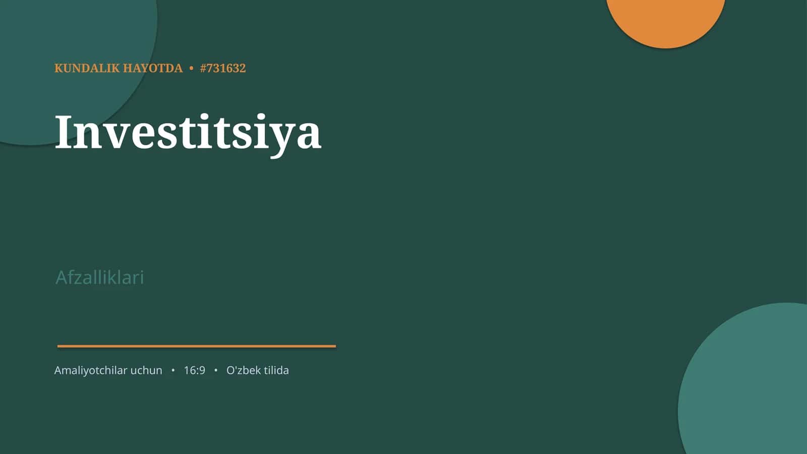 KUNDALIK HAYOTDA