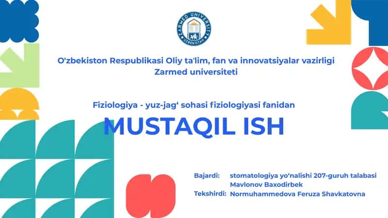 Ayiruv tizimi fiziologiyasi. Buyraklar funksiyasi. Siydik hozil bo‘lish mexanizmi. Nefronning tuzilma-faoliy tavsifi. Buyraklarning sekretor faoliyati