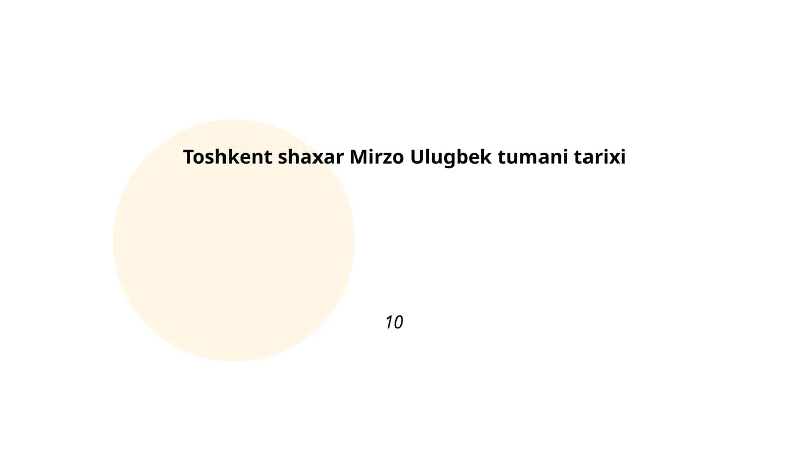 Mirzo Ulug'bek tumani tarixi