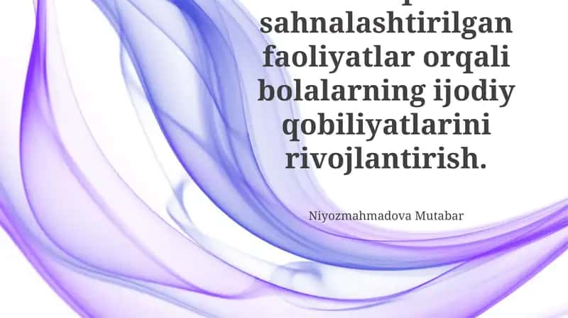 Musiqiy-teatr faoliyatlarining rivojlanishi