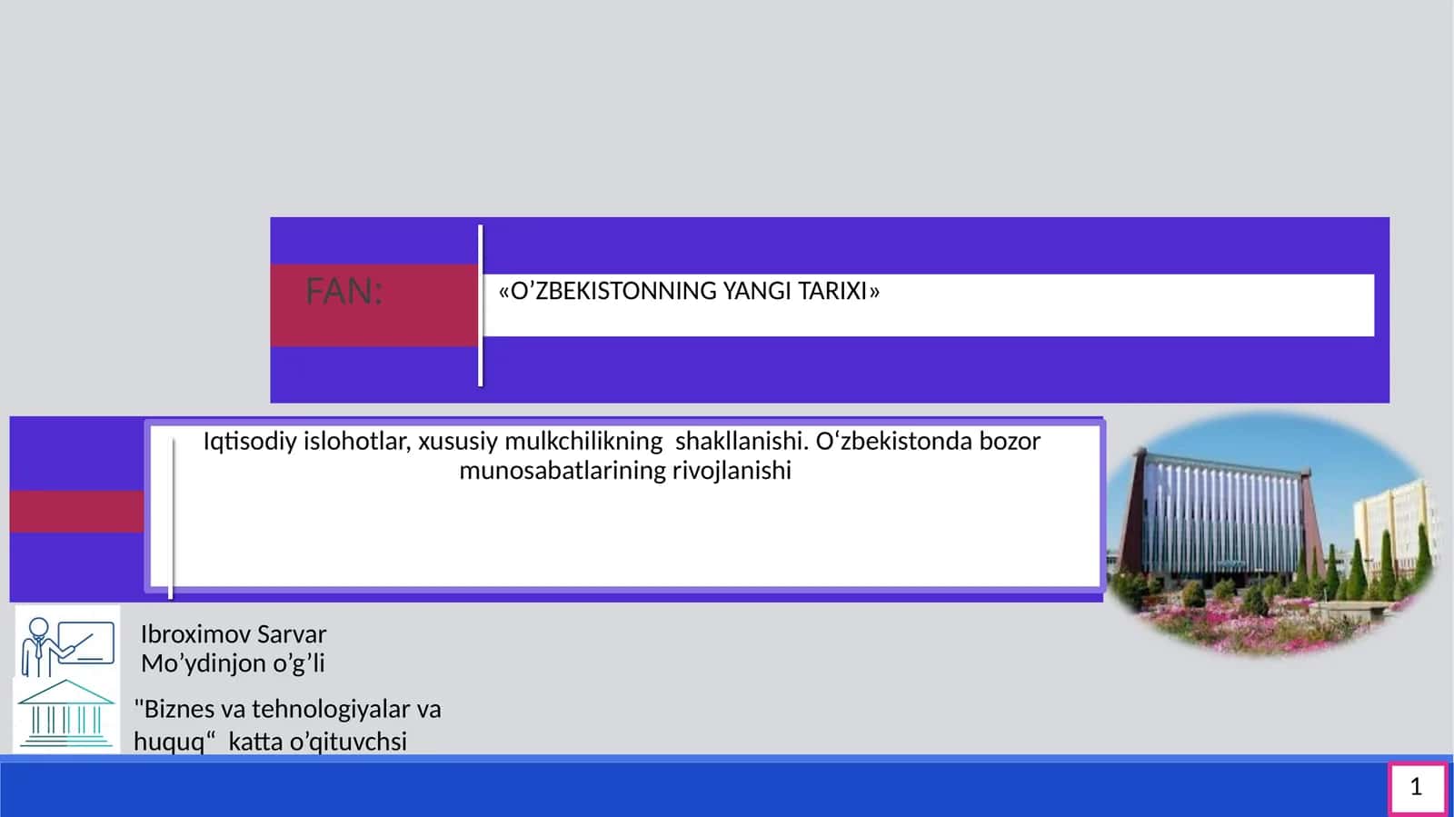 Bozoriqtisodigao‘tishningasosiytamoyillari