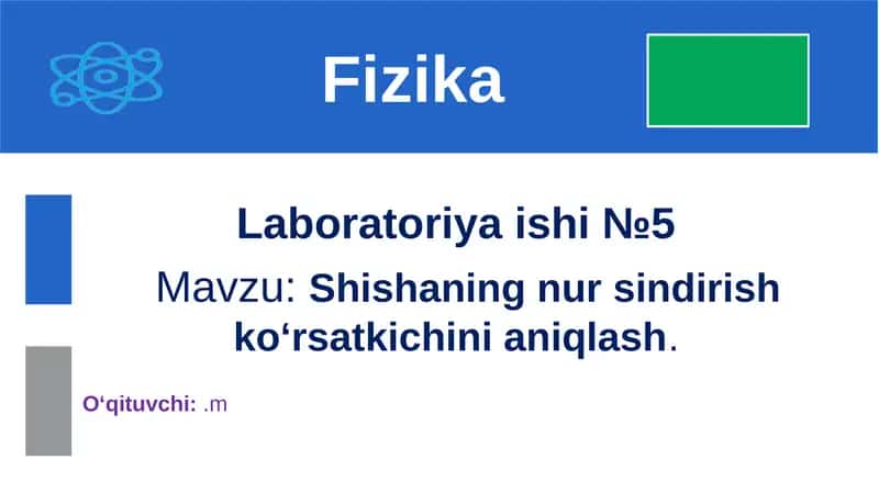 Laboratoriya ishi