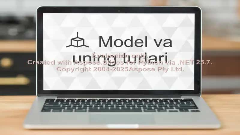 Model va uning turlari