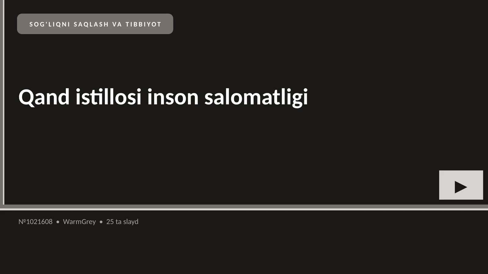 Qand istillosi inson salomatligi