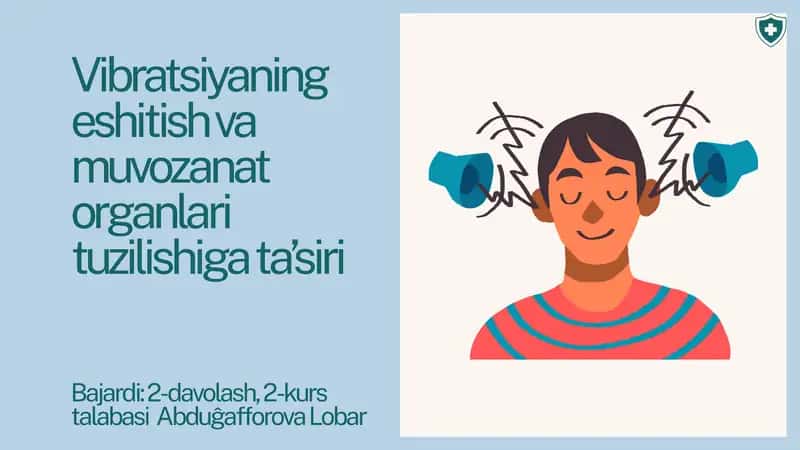 Vibratsiyaning eshitish va muvozanat organlari tuzilishiga ta’siri