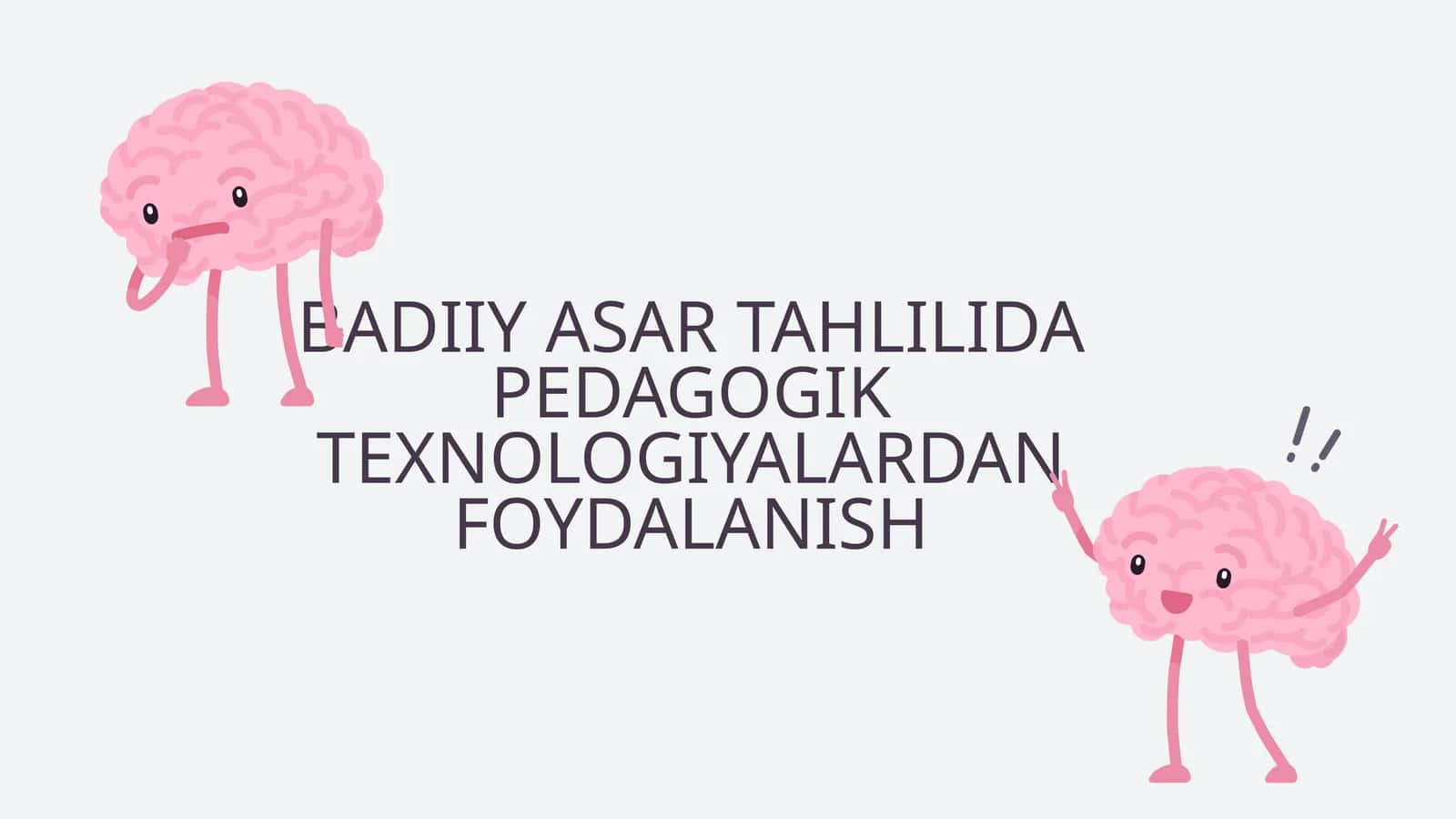 Badiiy asar tahlilida pedagogik texnologiyalardan foydalanish
