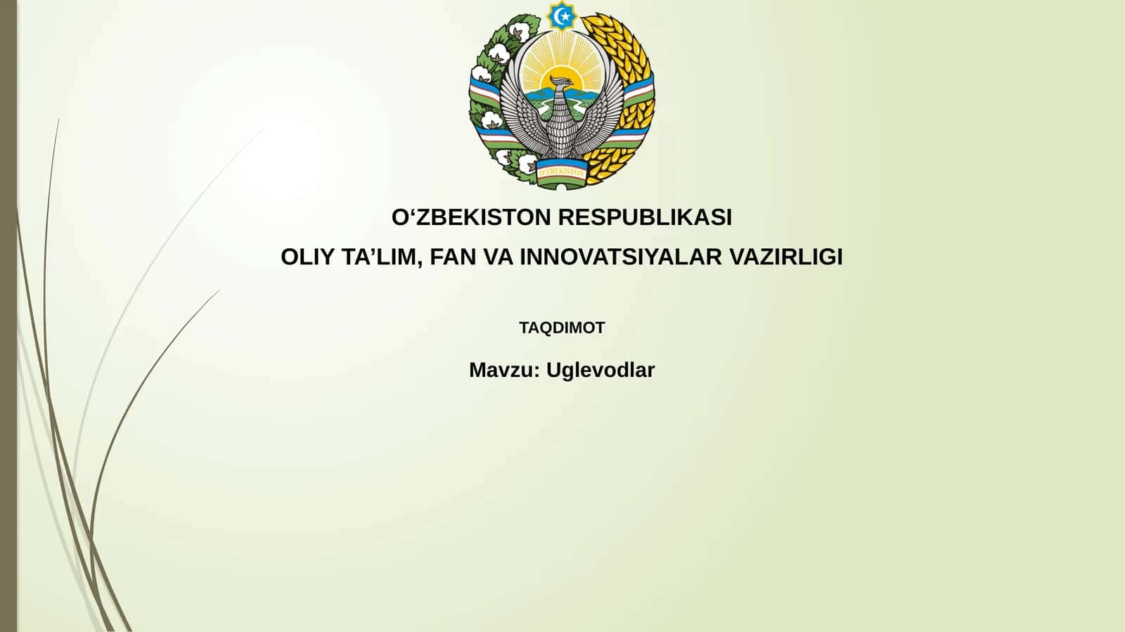Uglevodlar