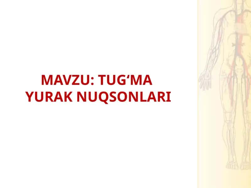 Tug‘mayurak nuqsonlari