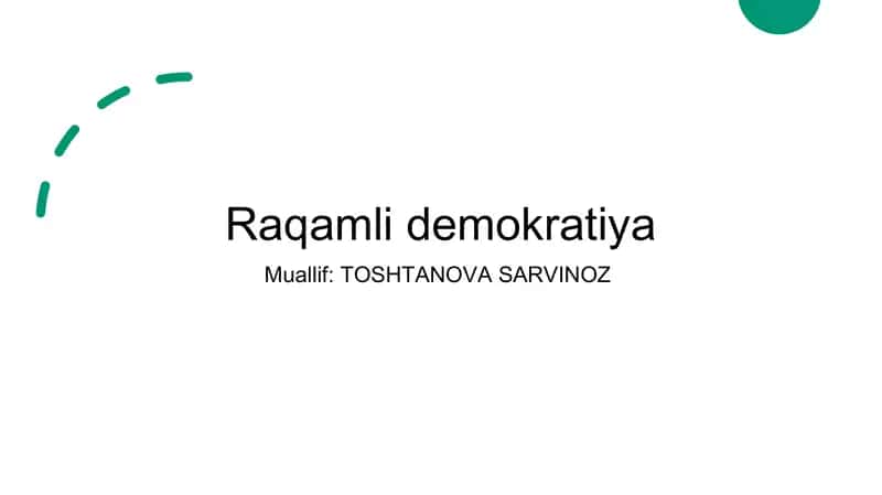 Raqamli demokratiya