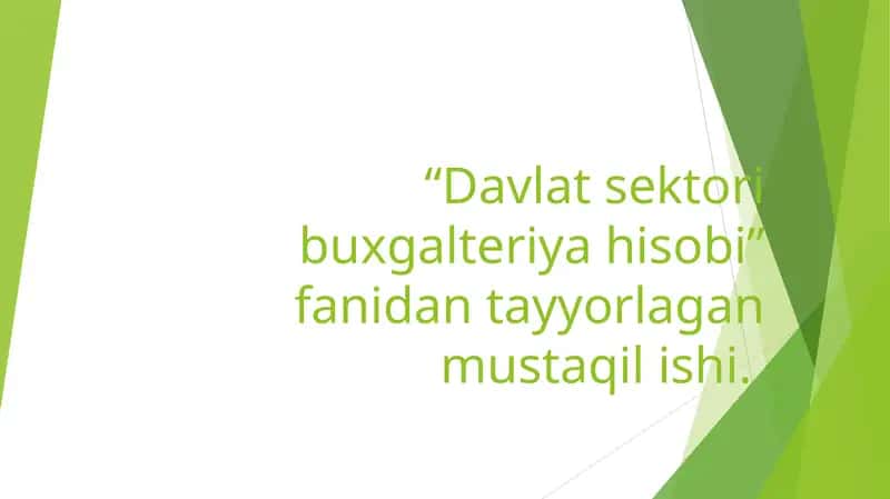 Byudjet tashkilotlarining byudjetdan tashqari mablag'lari hisobi