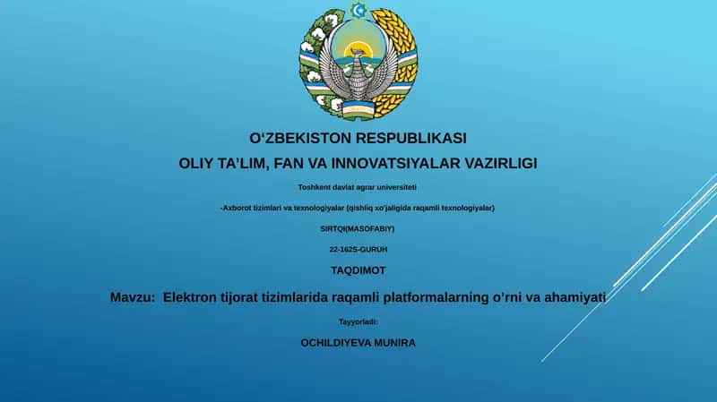 Elektron tijoratda raqamli platformalar