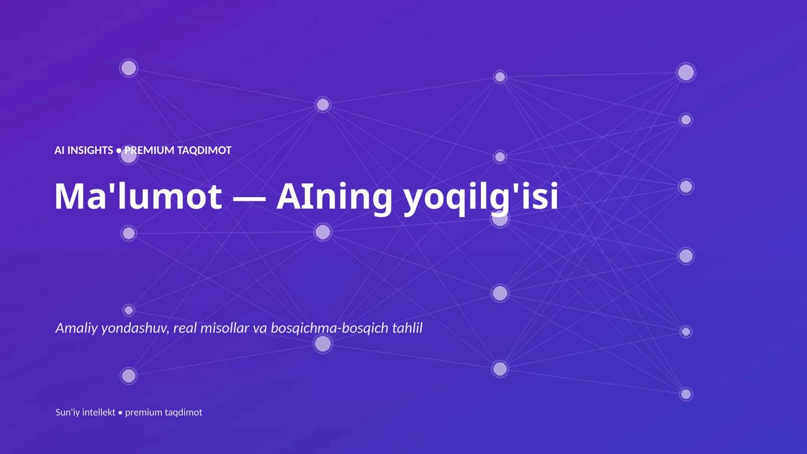 PREMIUM TAQDIMOT