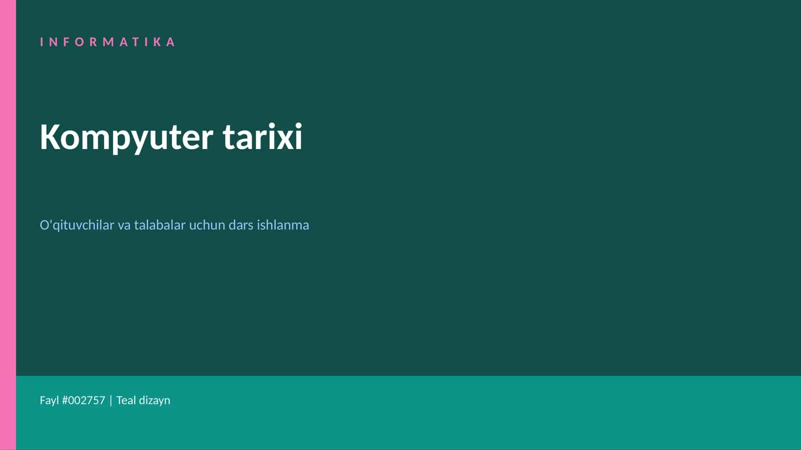 Kompyuter Tarixi