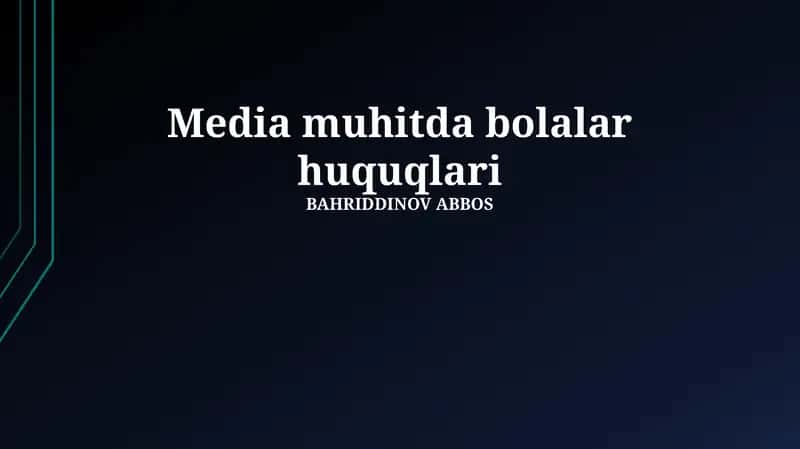 Bolalar huquqlarini himoya qilish mexanizmlari
