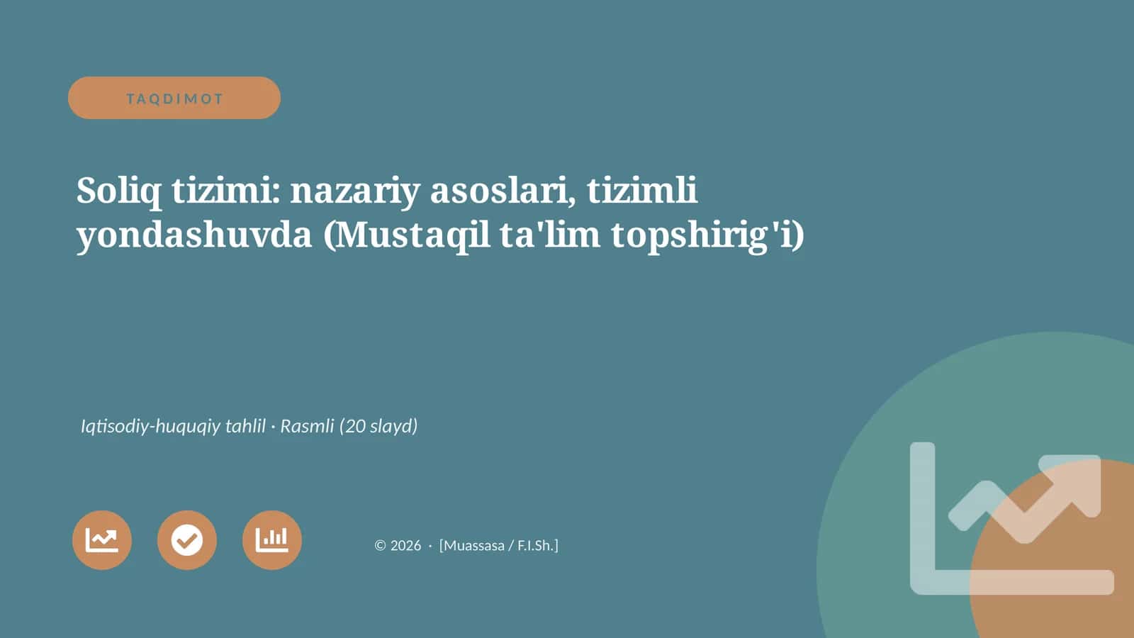 Soliq tizimi: nazariy asoslari, tizimli yondashuvda