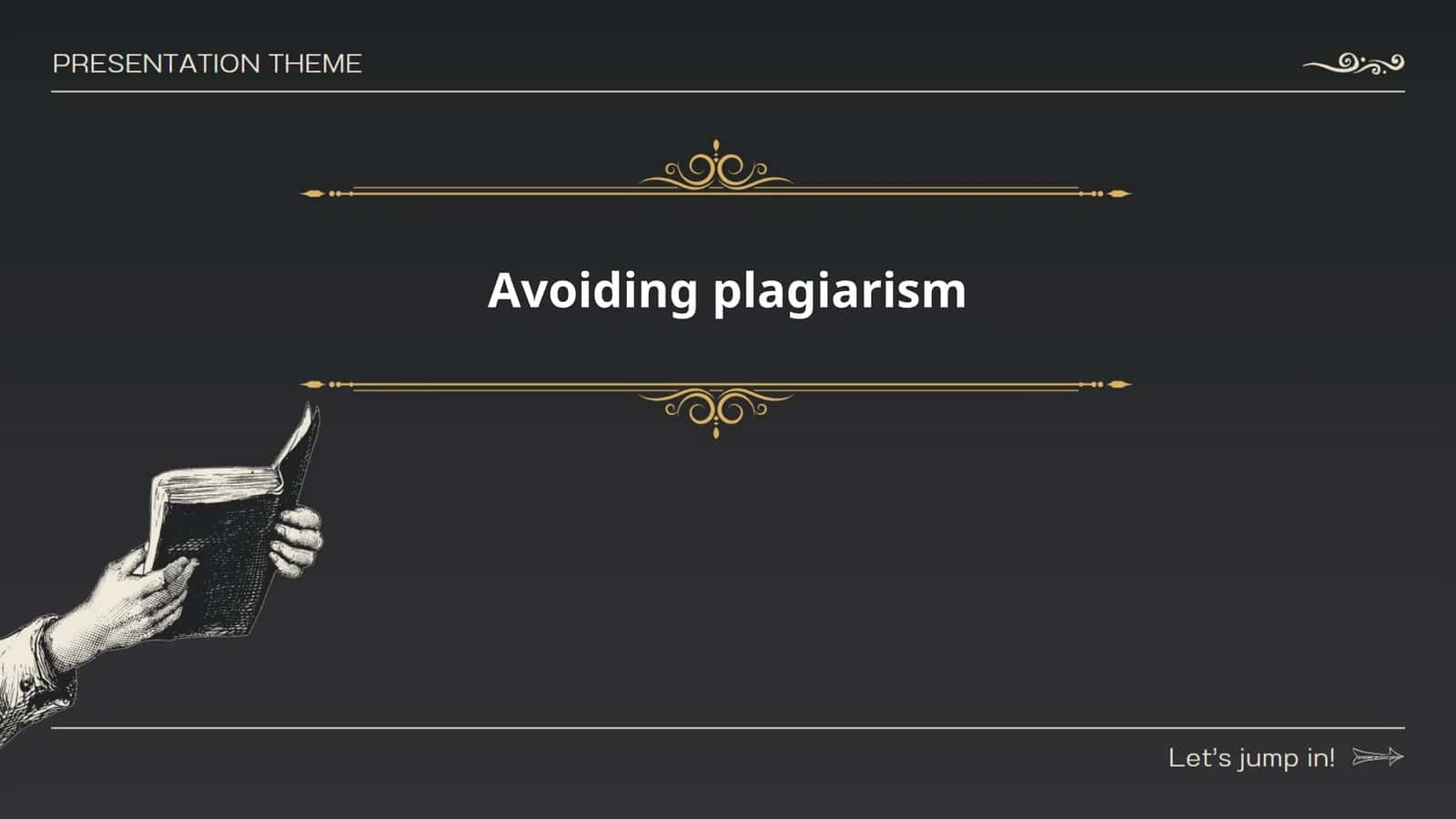 Avoiding plagiarism