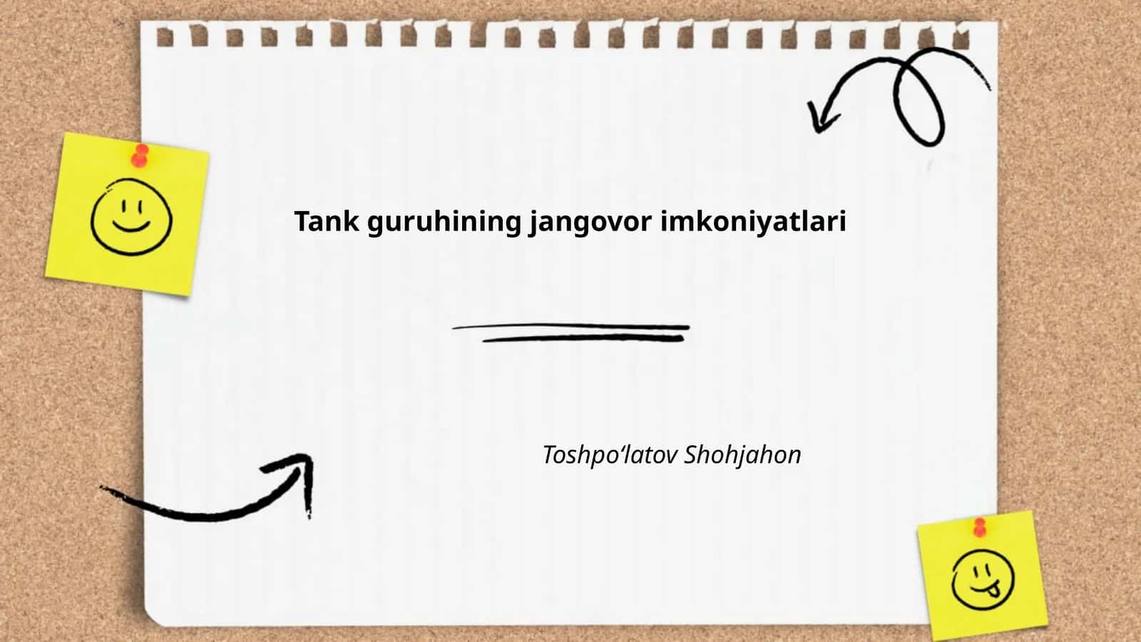 Tank guruhining jangovor imkoniyatlari