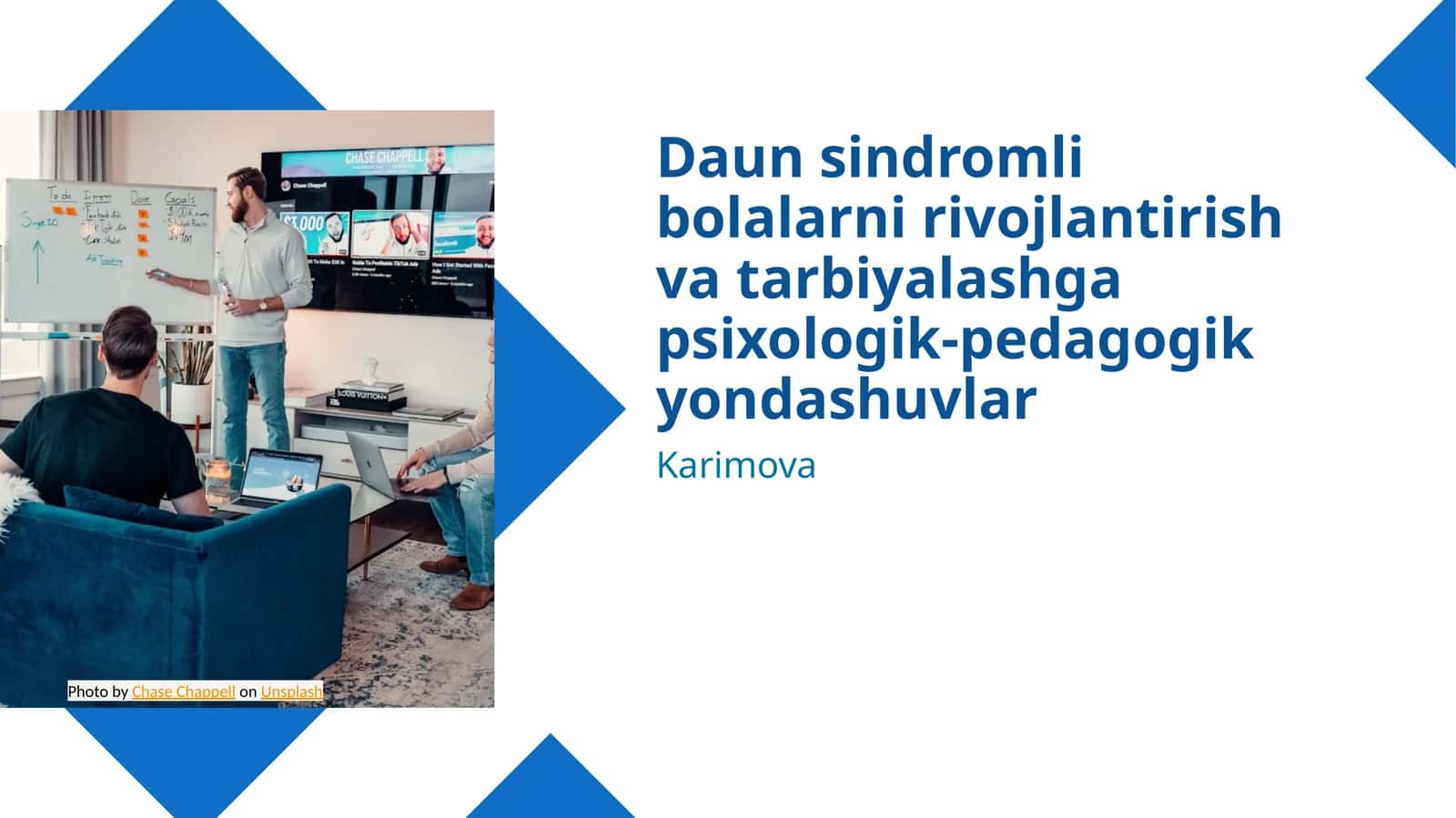 Daun sindromli bolalarni rivojlantirish va tarbiyalashga psixologik-pedagogik yondashuvlar