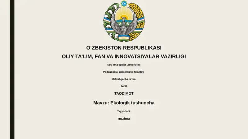 Ekologik tushuncha