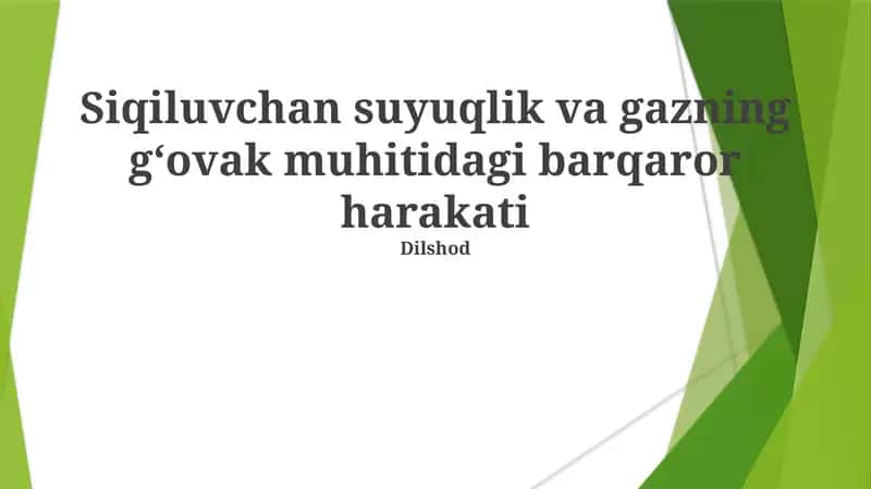 Sonli Modellashtirish Usullari