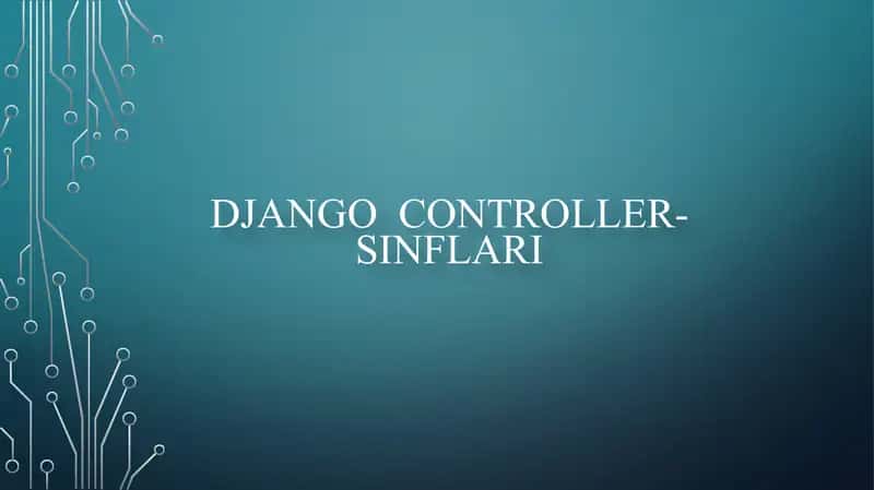 Django controller-sinflari
