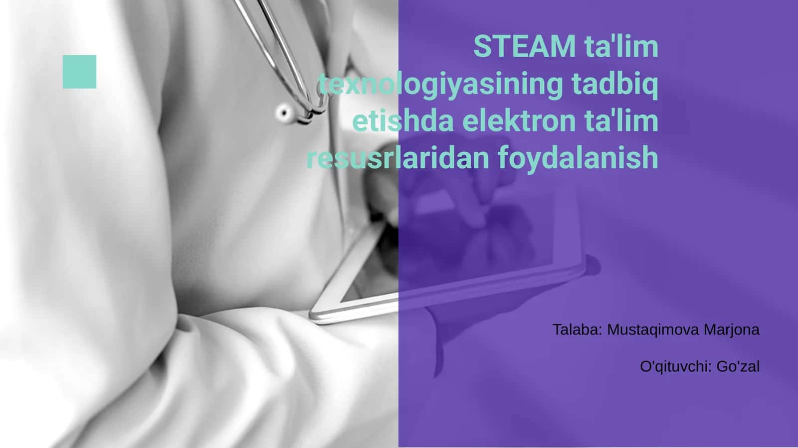 STEAM ta'lim texnologiyasi