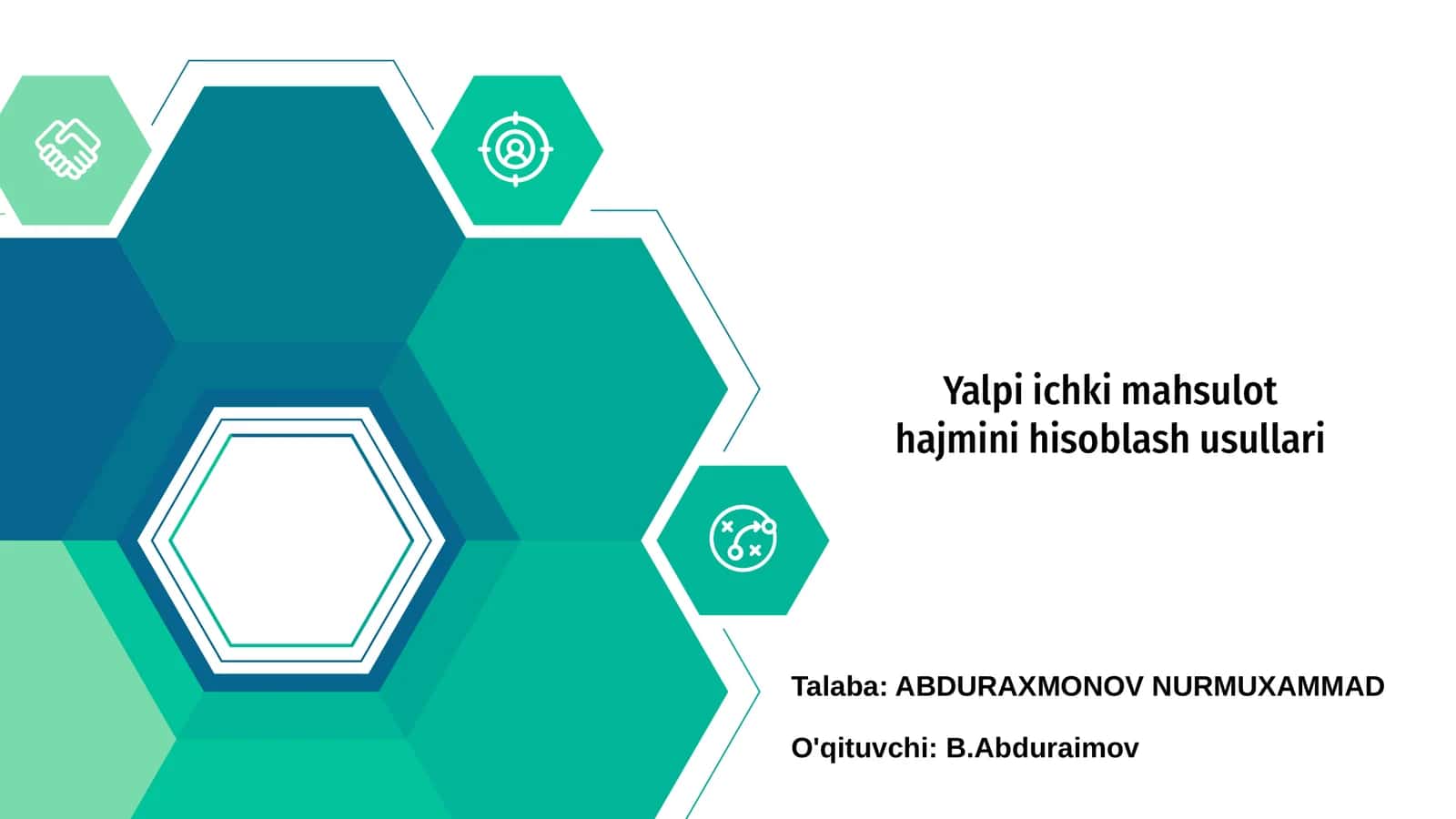 Yalpi ichki mahsulot hajmini hisoblash usullari