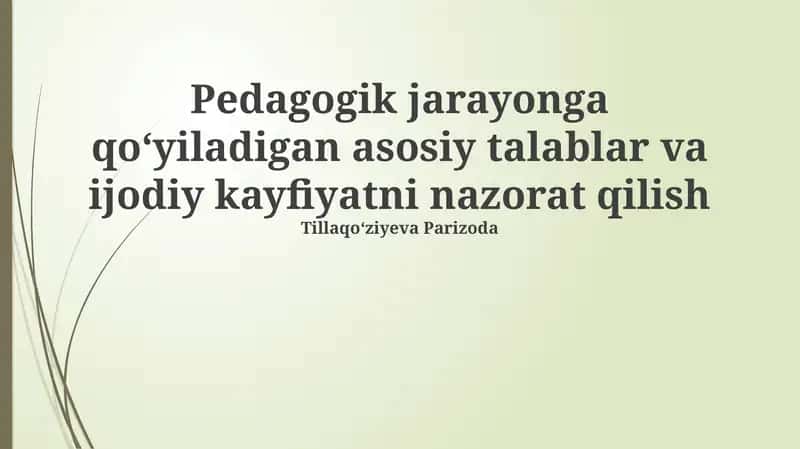 Ijodiy kayfiyatni monitoring qilish
