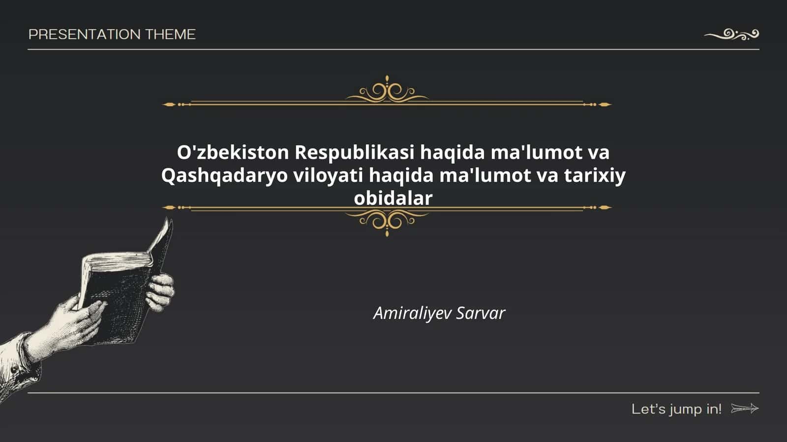 O'zbekiston Respublikasi haqida ma'lumot va Qashqadaryo viloyati haqida ma'lumot va tarixiy obidalar