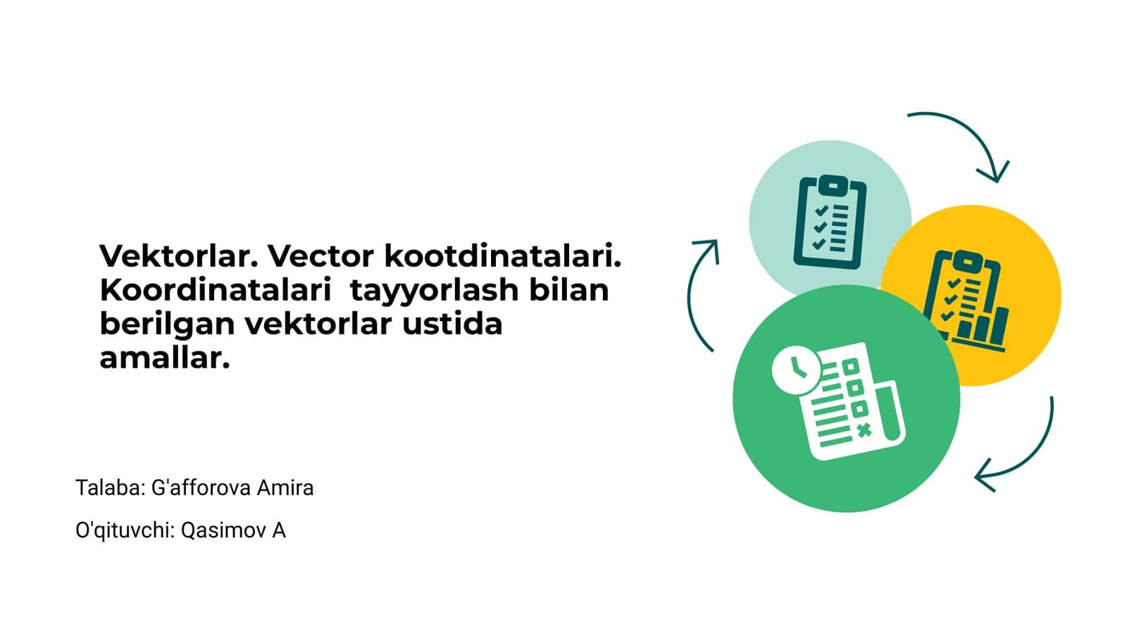 Vektorlar