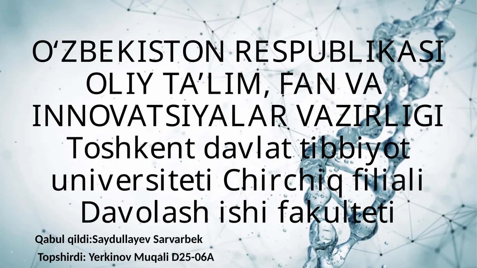 Suniy oqsil ozuqa moddalarning ishlab chiqarilishi va kelgusidagi imkoniyatlar