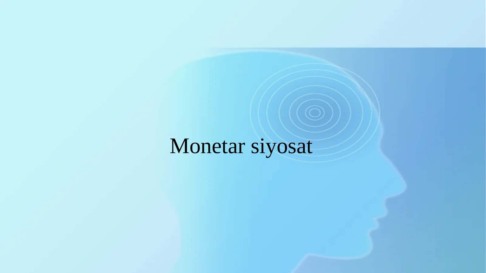 Monetar siyosat