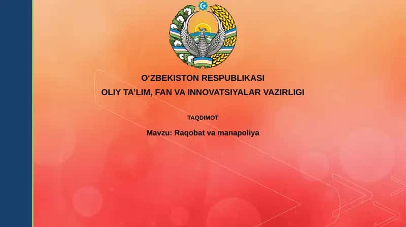 Raqobat va monopoliya