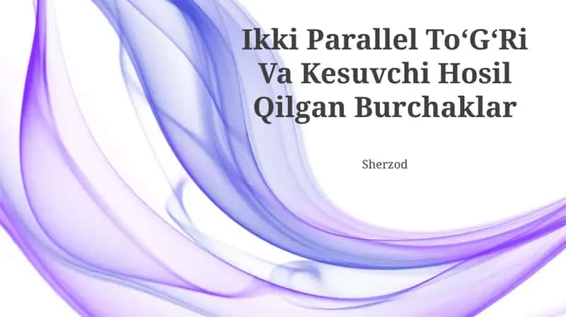 Muqobil ichki burchaklar