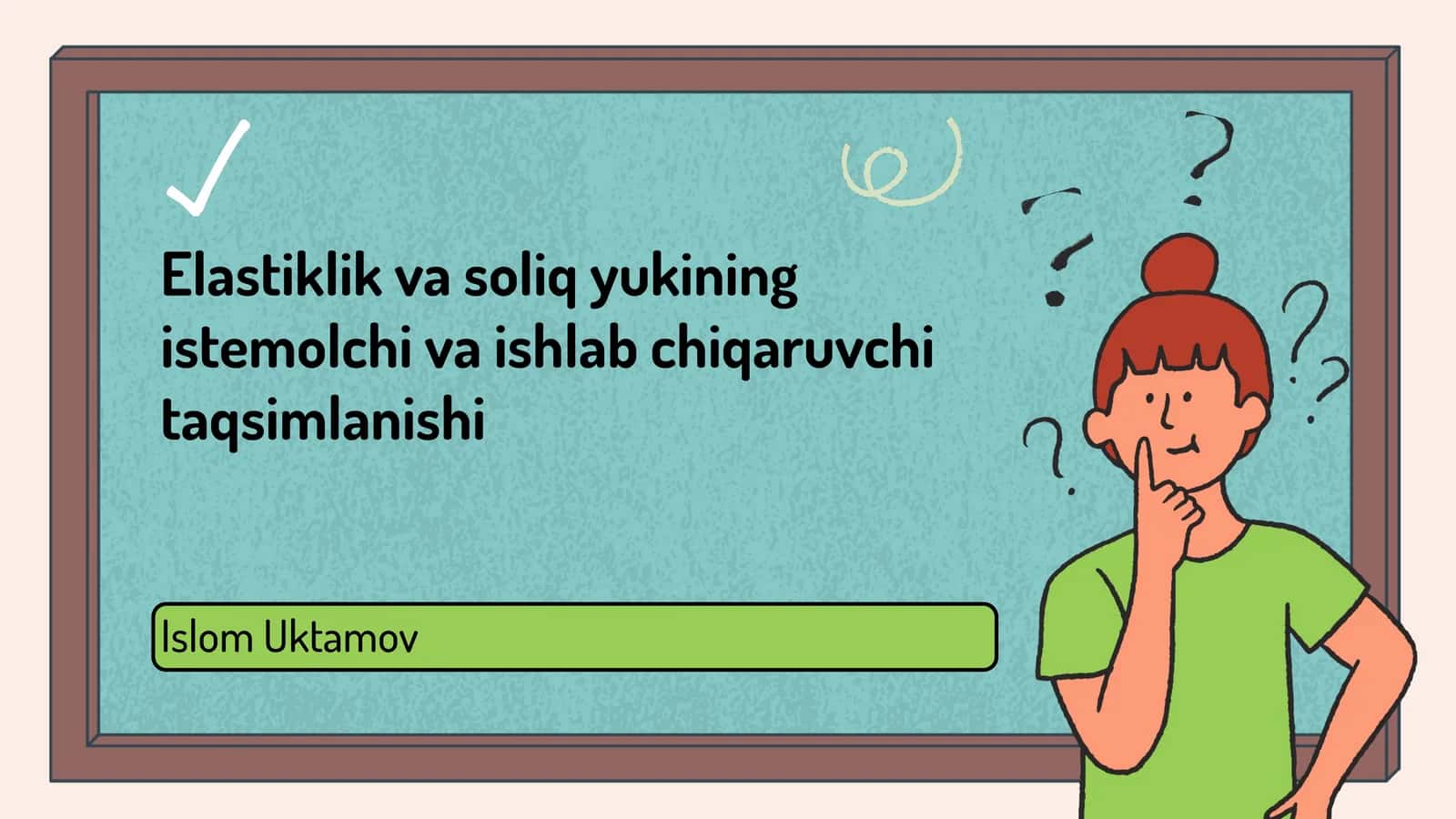 Elastiklik va soliq yukining istemolchi va ishlab chiqaruvchi taqsimlanishi