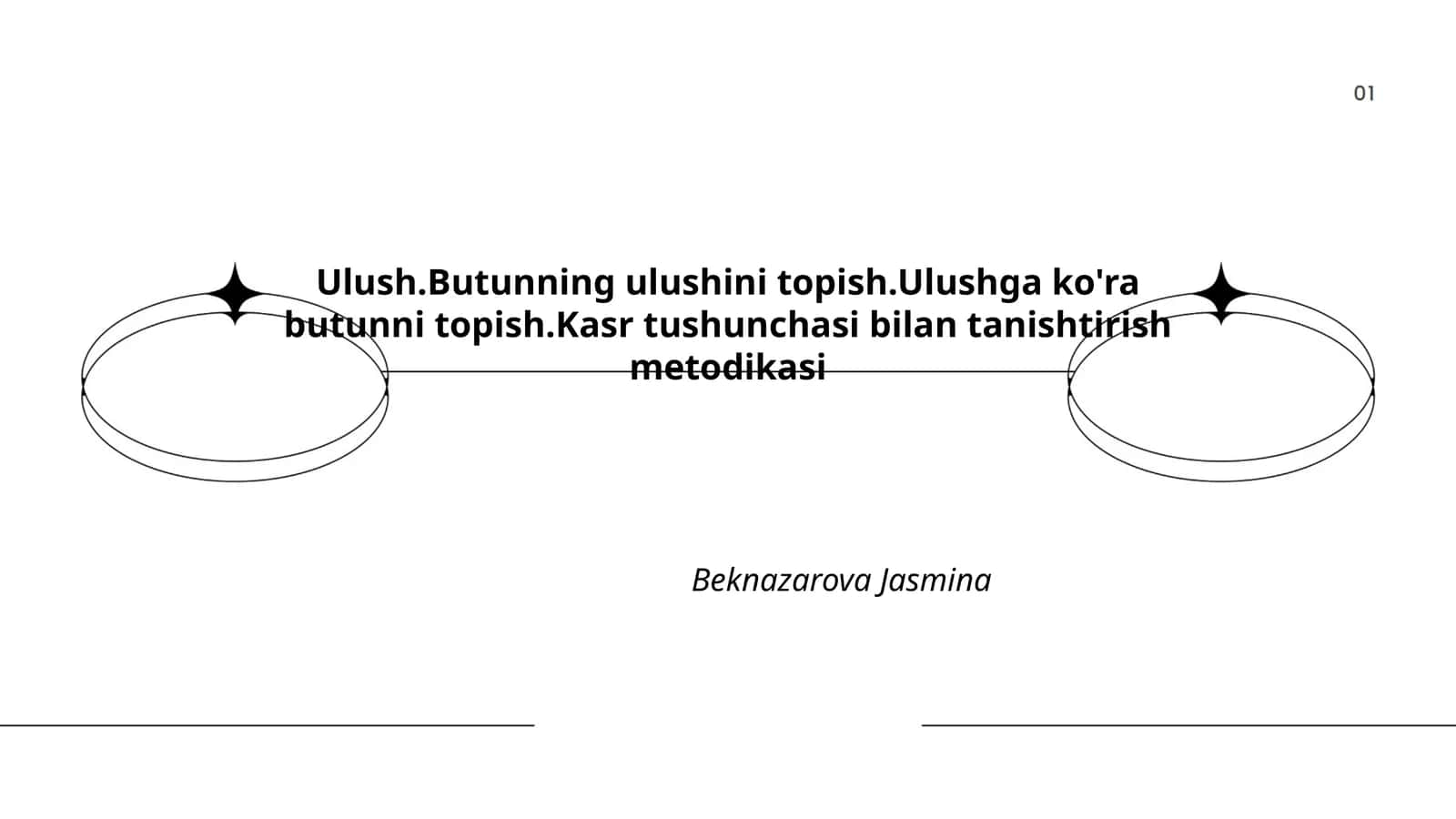 Ulush.Butunning ulushini topish
